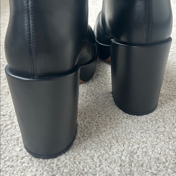 3.1 Phillip Lim Naomi black leather platform slouchy boots - Picture 7 of 10
